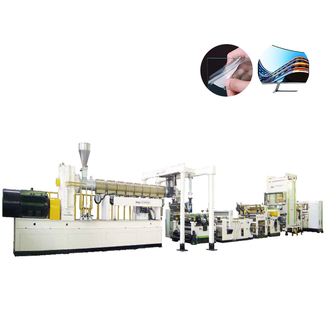 Línea de extrusión de hoja óptica PC PMMA